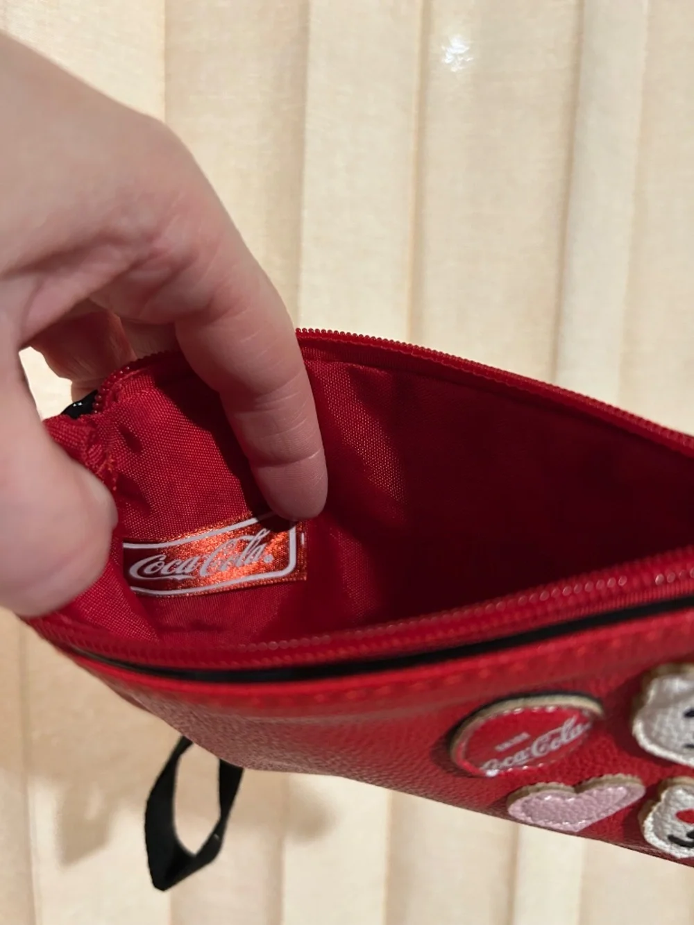 Official Coke wristlet! Coke/ Bears with removable wrist strap